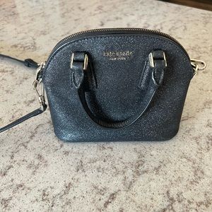 Kate Spade black sparkly crossbody bag
